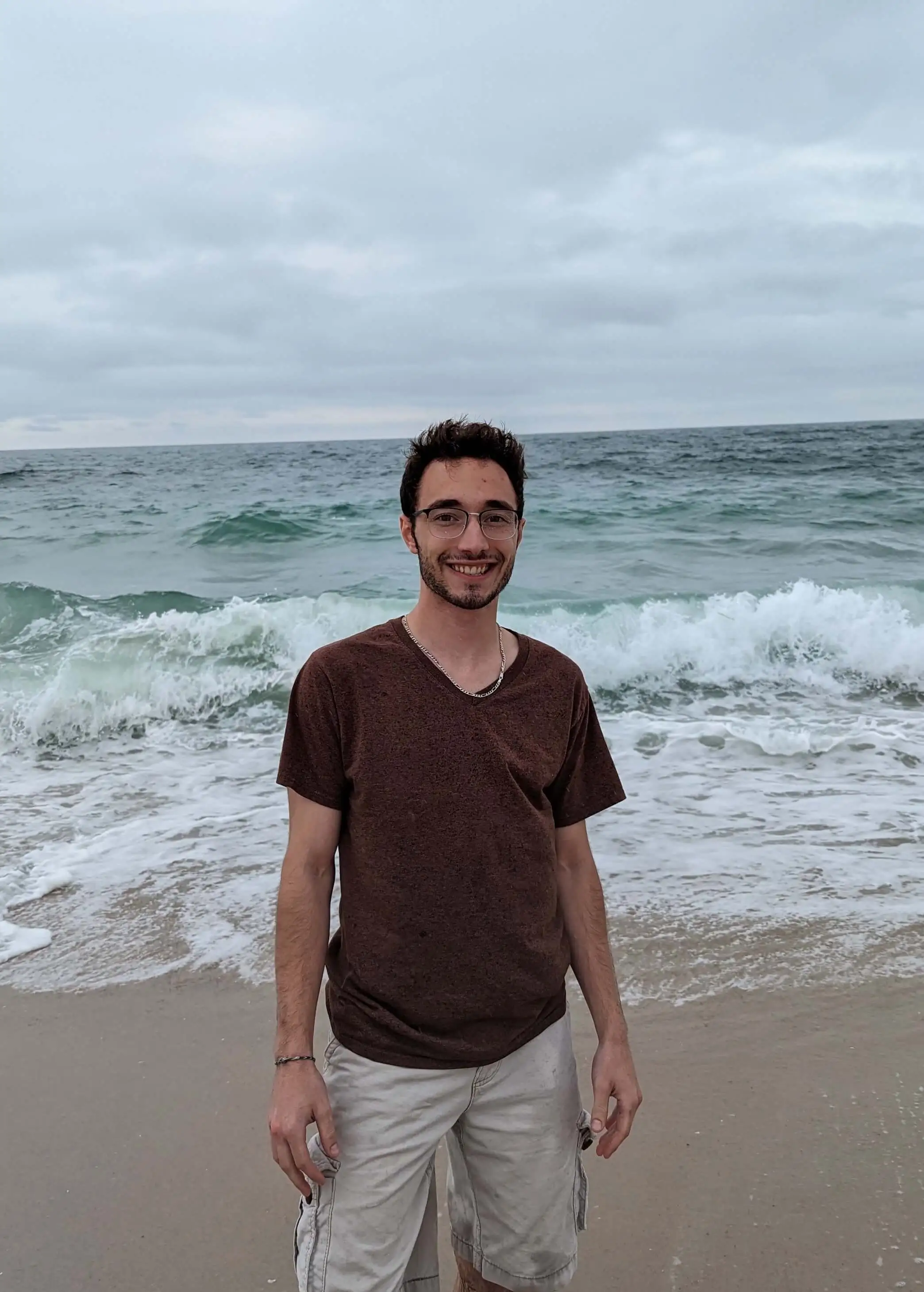 Sonny Cirasuolo at the beach